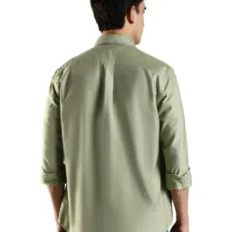 Tommy Hilfiger Green Cotton Regular Fit Shirt image 2