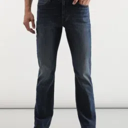 Lee Blue Cotton Regular Fit Jeans-image-77
