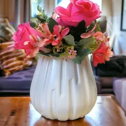 Art Street Basic White Ceramic Vases-image-44