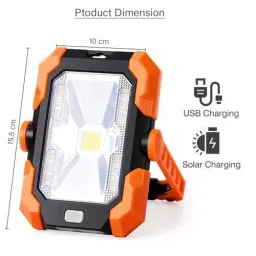GIGAWATTS Solar Portable Work Light ‎Polyvinyl Chloride 4400 mAh, GW-192 image 2