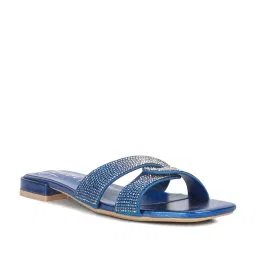 London Rag Women's Blue Casual Sandals image 2