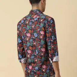 Allen Solly Multicolored Cotton Slim Fit Printed Shirt image 2