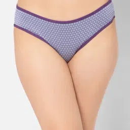 Clovia Purple Printed Bikini Panty-image-33