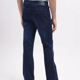 Lindbergh Dark Blue Cotton Bootcut Jeans image 2