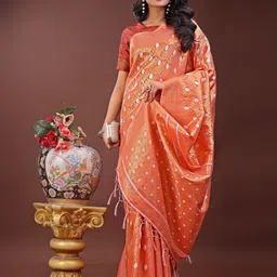 Astita Ethnic Motifs Woven Design Saree image 5