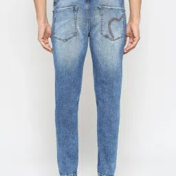 Being Human Blue Regular Fit Lightly Washed Jeans image 2