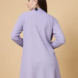 Rigo Light Purple Textured Shrug image 2