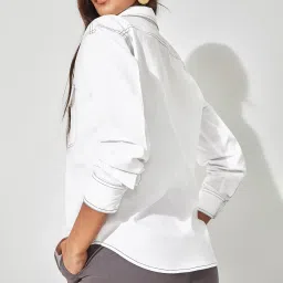 The Label Life White Poplin Shirt image 2