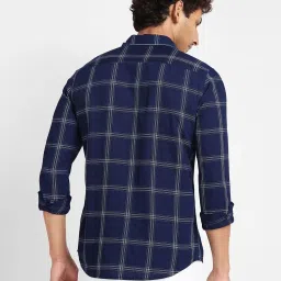 Being Human Blue Slim Fit Check Shirt image 2