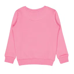 Bodycare Kids Pink Embellished Full Sleeves Sweatshirt image 2