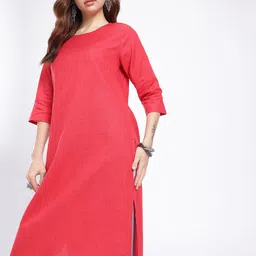 Anouk Rustic Striped Straight Kurta image 2