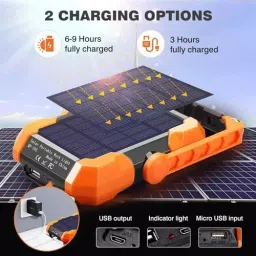 GIGAWATTS Solar Portable Work Light ‎Polyvinyl Chloride 4400 mAh, GW-192 image 3