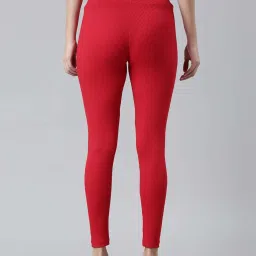 Go Colors! Red Striped Leggings image 2