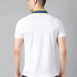 Woods White Regular Fit Sports Polo image 2