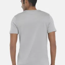 SF Jeans by Pantaloons Light Grey Cotton Slim Fit Printed T-Shirt image 2