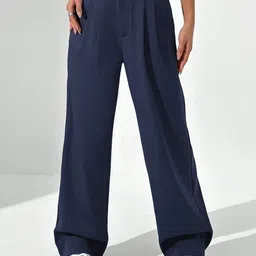 Chemistry Women High-Rise Wide Leg Trousers-image-26