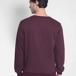 Crimsoune Club Wine Regular Fit Printed Sweatshirt image 2