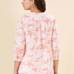 Akkriti by Pantaloons Pink Printed A Line Short Kurti image 2