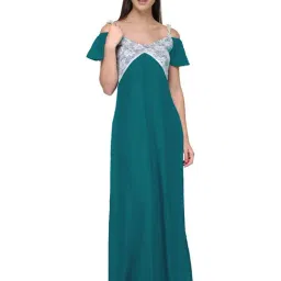 PATRORNA Teal Lace Nighty-picture-16
