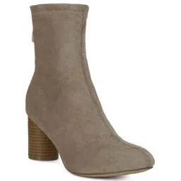 London Rag Women's Beige Casual Booties image 2