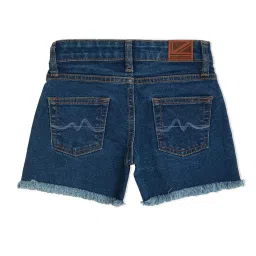 Pepe Jeans Kids Blue Printed Shorts image 2