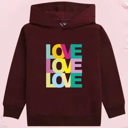 NUSYL Girls Hooded Sweatshirt-image-10