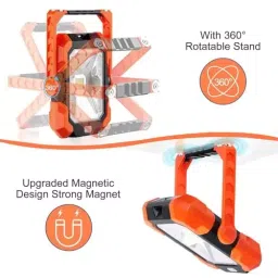 GIGAWATTS Solar Portable Work Light ‎Polyvinyl Chloride 4400 mAh, GW-192 image 4