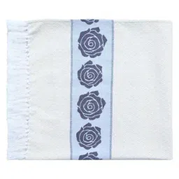 Saral Home White Cotton Bath and Hand Towel Sets Set image 4