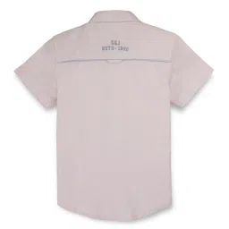 Gini & Jony Kids Pink Solid Shirt image 2