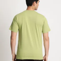 Ivoc Men Green Graphic Print T-Shirt image 2