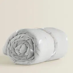 The Baby Atelier 100% Organic Print Grey Single Duvet Cover-picture-13