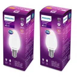 Philips 4-Watt, E14 Diffused Candle LED Bulb for Home & Decoration Pack of 2 (Warm White)-image-52