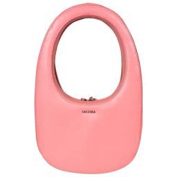 SASSORA Pink Solid Medium Hobo Handbag-picture-36