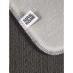 Saral Home Grey & Navy Polypropylene Large Antiskid & Washable Power Runner image 5