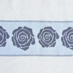 Saral Home White Cotton Bath and Hand Towel Sets Set image 5