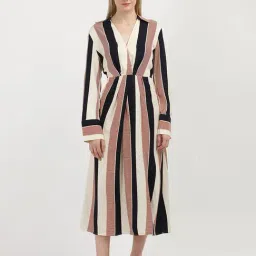 TOMMY HILFIGER Multicolor Striped Midi Dress-picture-22