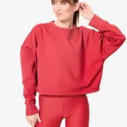 Domyos By Decathlon Red Regular Fit Sports Sweatshirt-picture-24