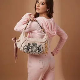 Juicy Couture Dark Sand Daydreamer Logo Shoulder Bag-picture-44