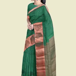 The Chennai Silks Woven Design Zari Kanjeevaram Saree image 3