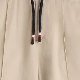 Tommy Hilfiger Boys Beige Regular Fit Trousers image 5