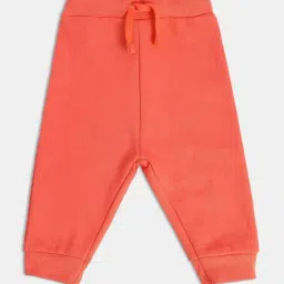MINIKLUB Girls Carrot Red Solid Full Sleeves Jogger-image-89