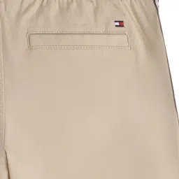 Tommy Hilfiger Boys Beige Regular Fit Trousers image 3