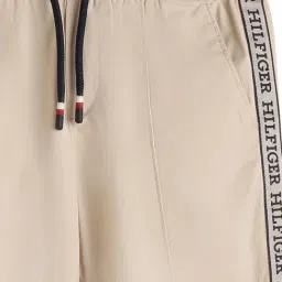 Tommy Hilfiger Boys Beige Regular Fit Trousers image 4