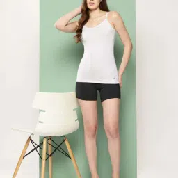 Leading Lady Black & White Cotton Camisole - Pack Of 2 image 5