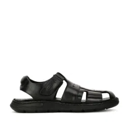 Scholl by Bata Men's Black Fisherman Sandals-image-17