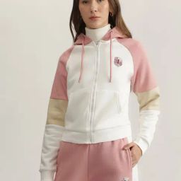 Iconic Pink Cotton Color-Block Sweatshirt-picture-3