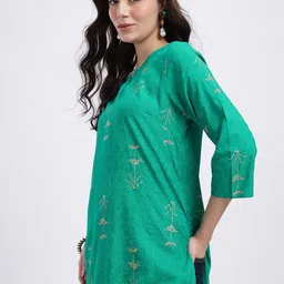 Anouk Rustic Ethnic Motifs Printed Straight Kurta-image-70