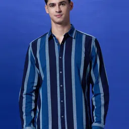 Pepe Jeans Men Opaque Striped Casual Shirt-picture-46