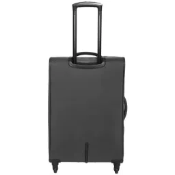 Swiss Brand Hamilton Dark Grey Medium Soft Trolley Bag - 24 cm image 4