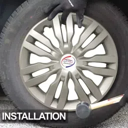 Auto Pearl R13 Press Type With Retention Ring PTAC384 Wheel Cover for Maruti WagonR Stingray 51.2 cm image 4